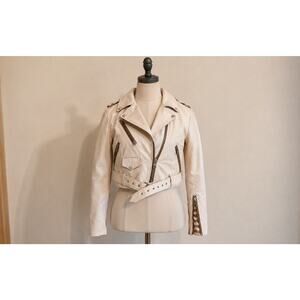 Schott Lambskin Biker Jacket Collab Edith A Miller Special Edition RARE Moto